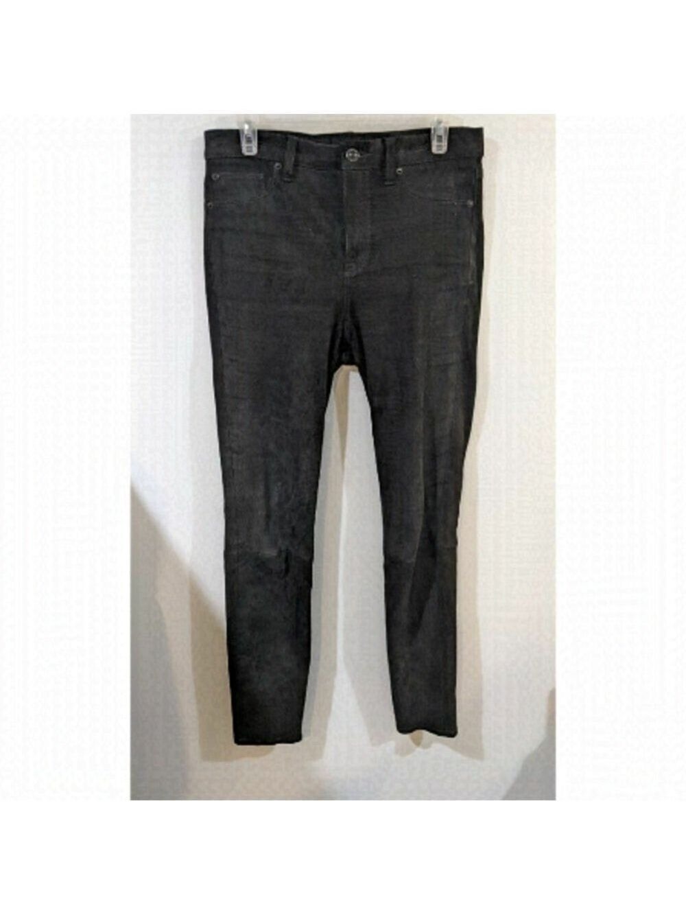 HUDSON | Nico Mid-rise Suede Super Skinny Pants